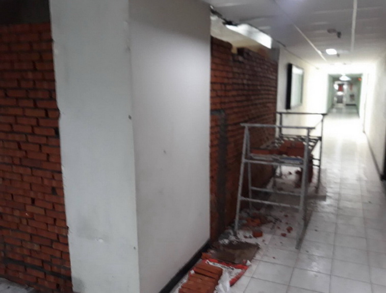 台中中區磚牆隔間, 綠川街磚牆隔間, 台中磚牆隔間